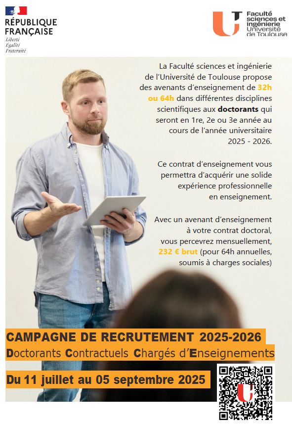 Le département B&G recrute