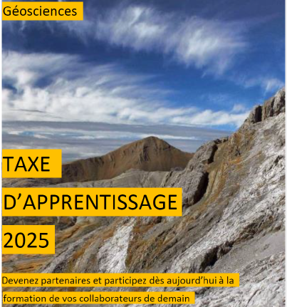Taxe d'apprentissage Géosciences