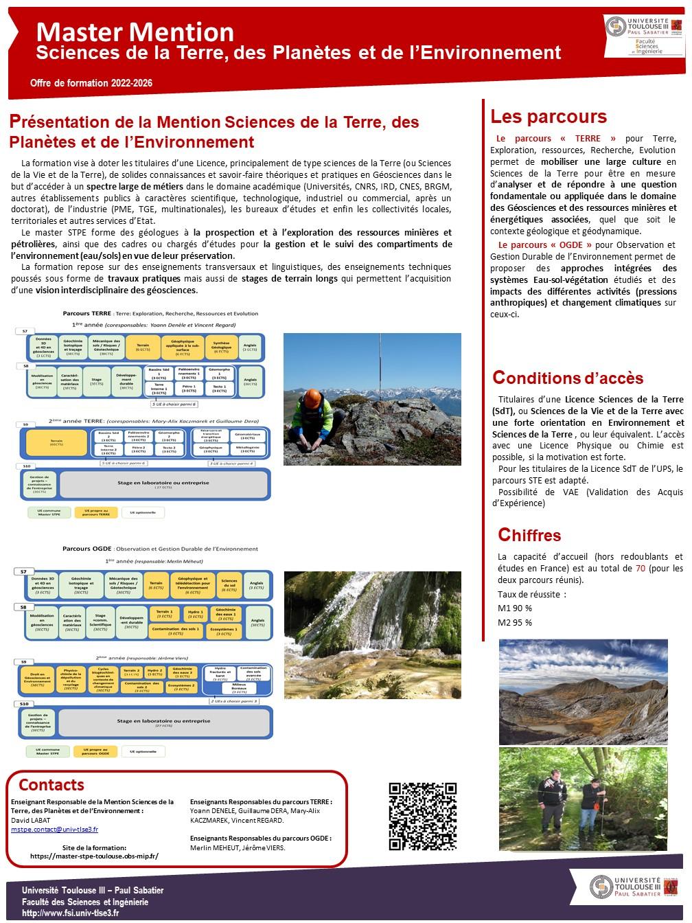 Poster Présnetation Master STPE